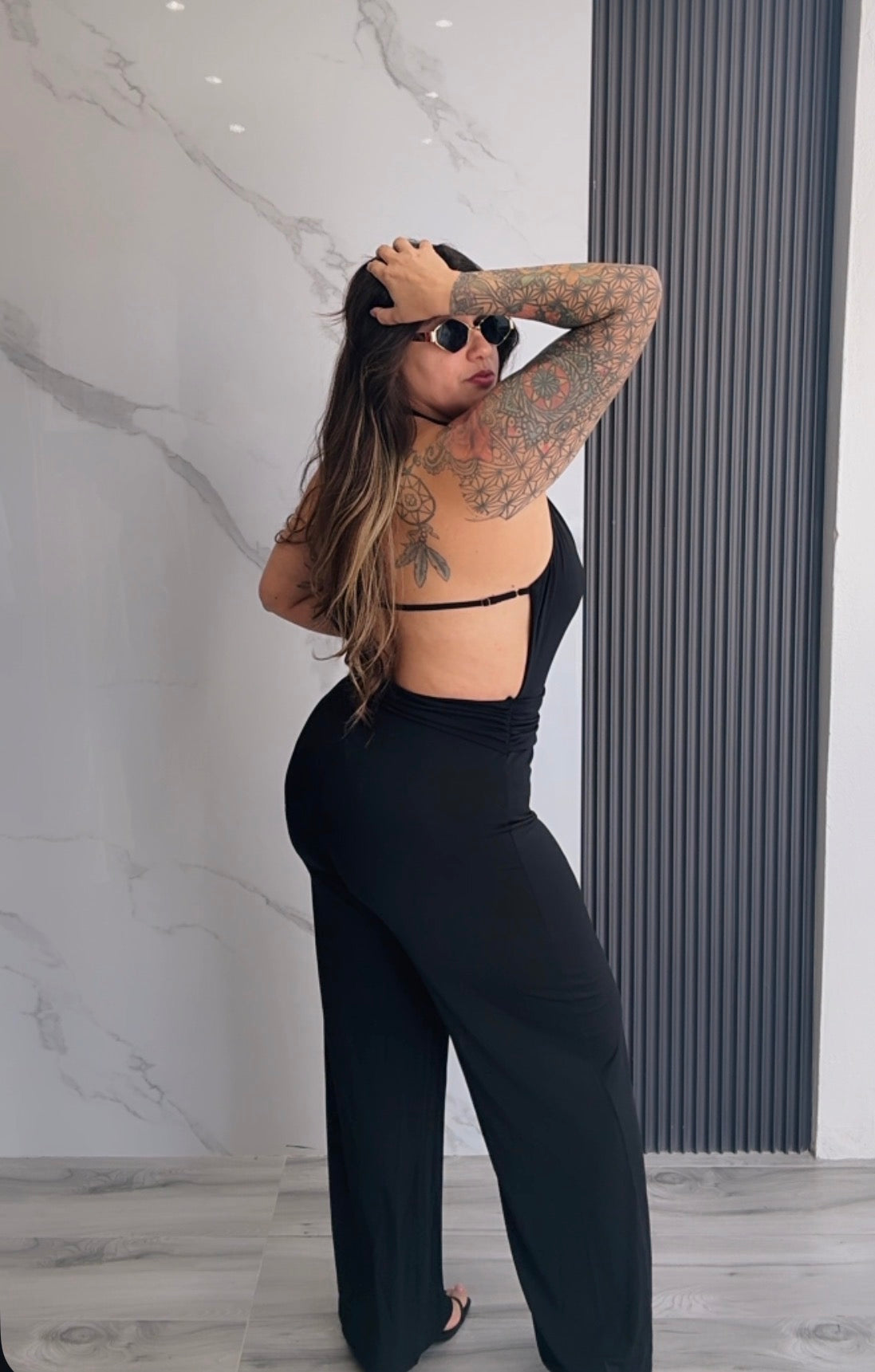 Midnight Halter Jumpsuit