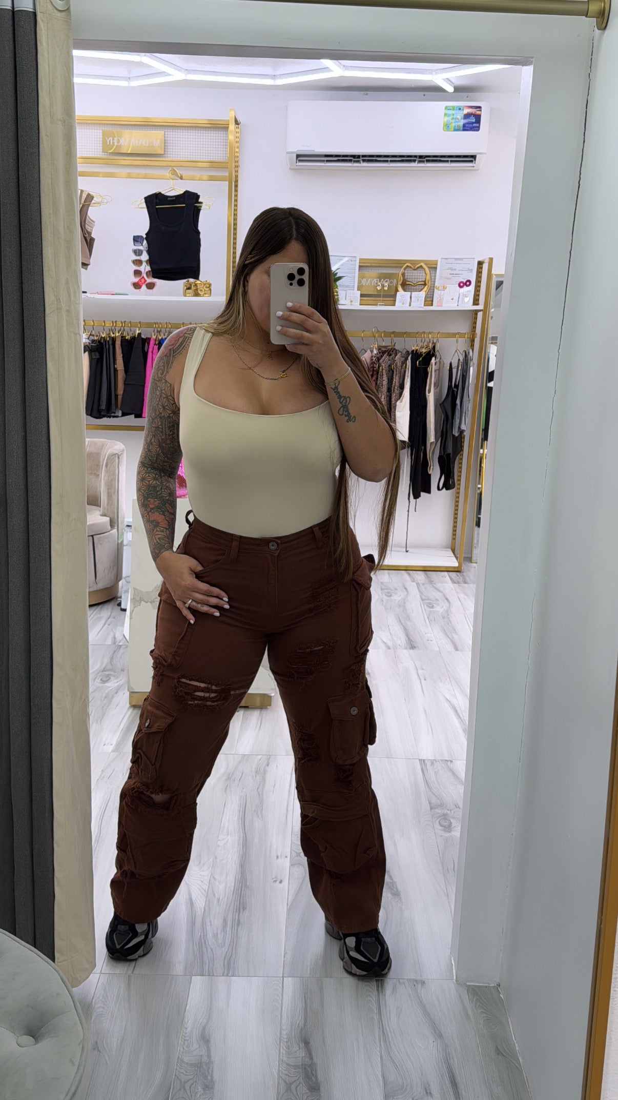 Chocolate Cargo Jeans