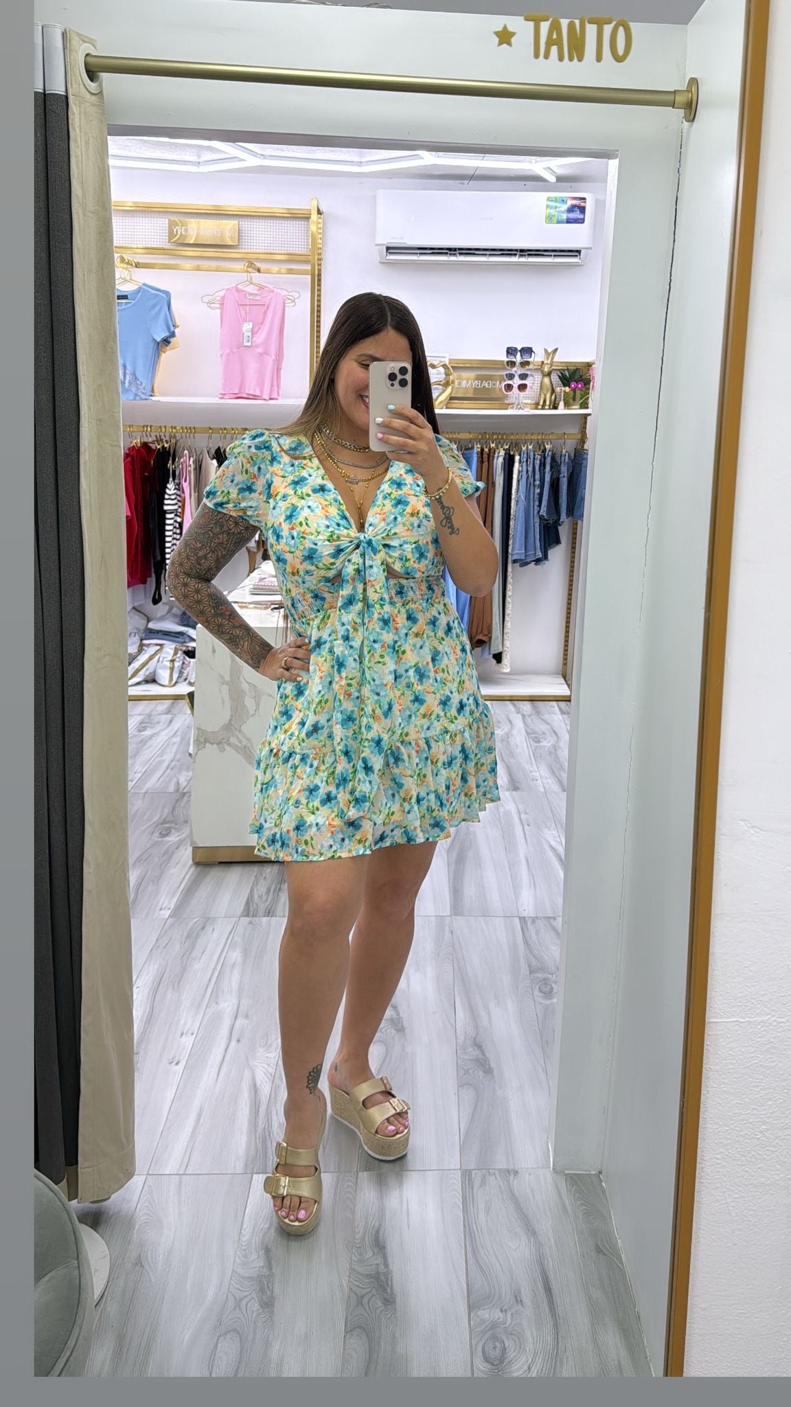 Floral Breeze Mini Dress