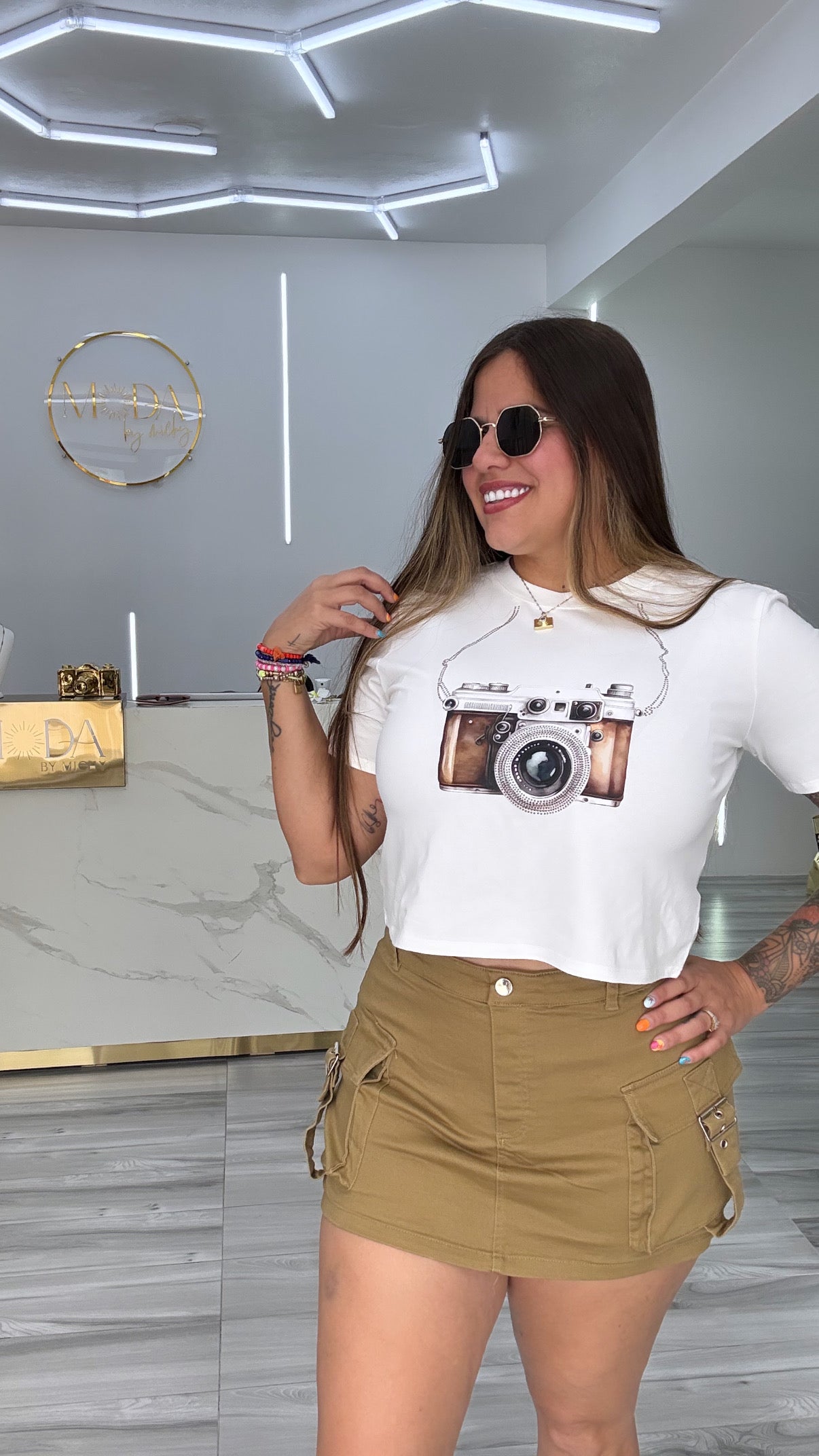 Cámara Crop Top