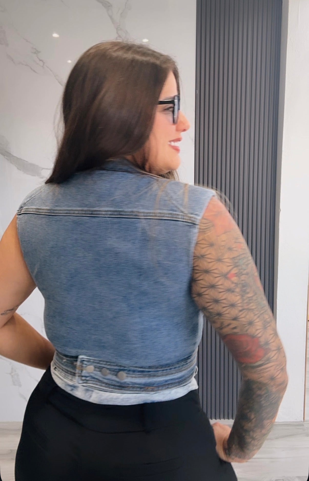 Denim Top