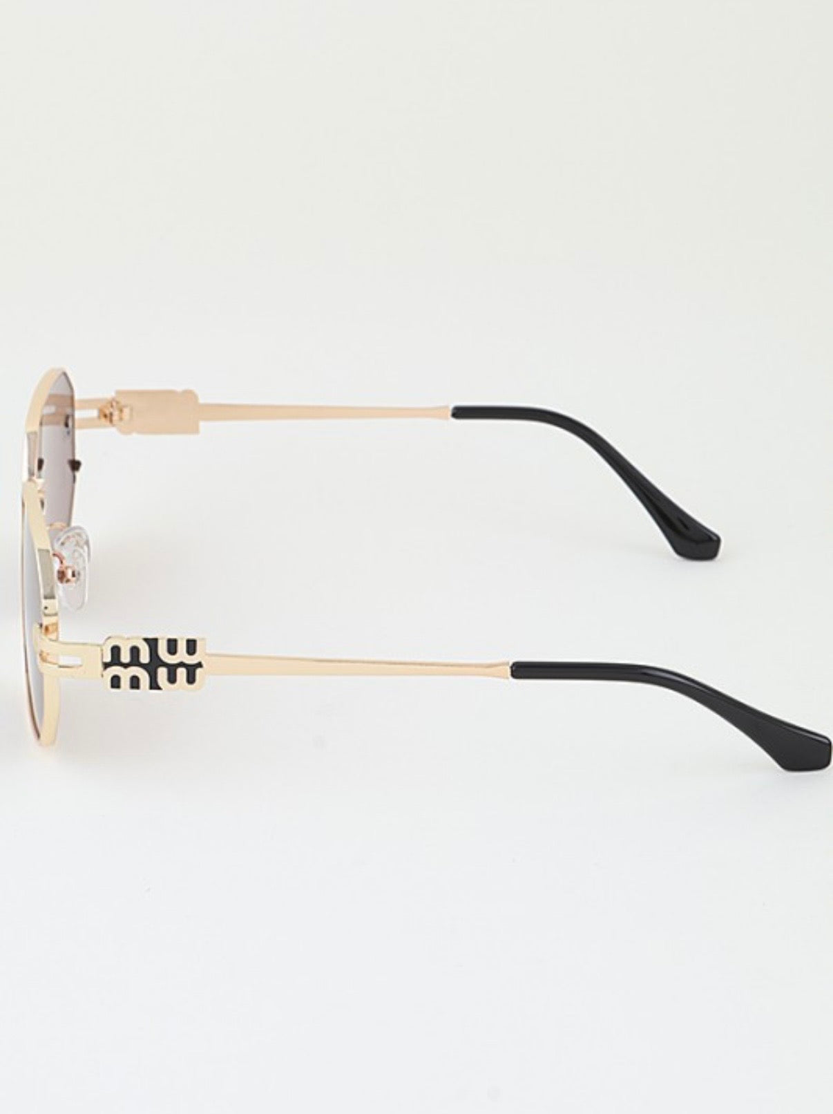Golden Frame Luxe Sunglasses