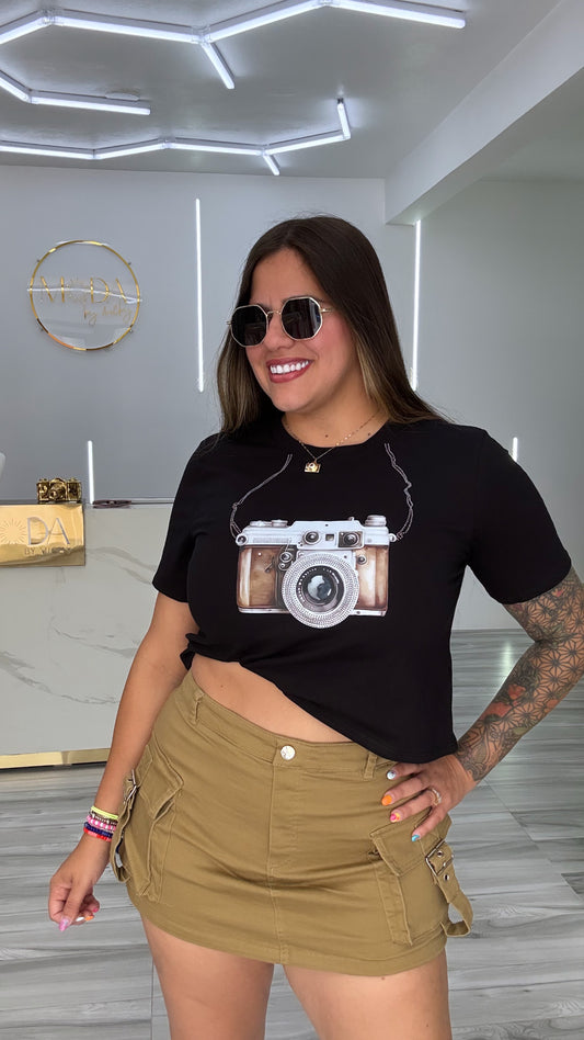 Cámara Crop Top