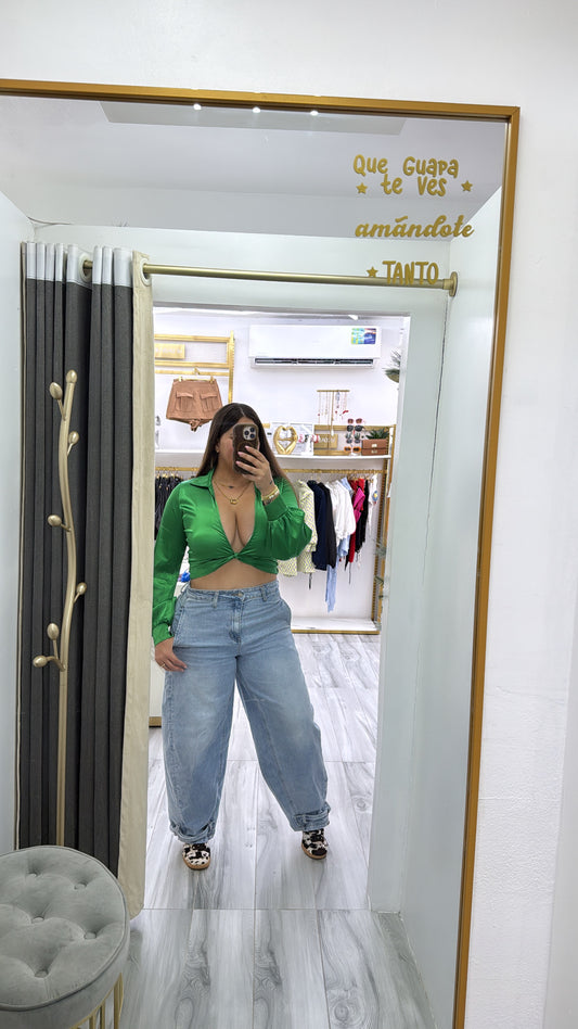 Luxe Satin Stretch Top