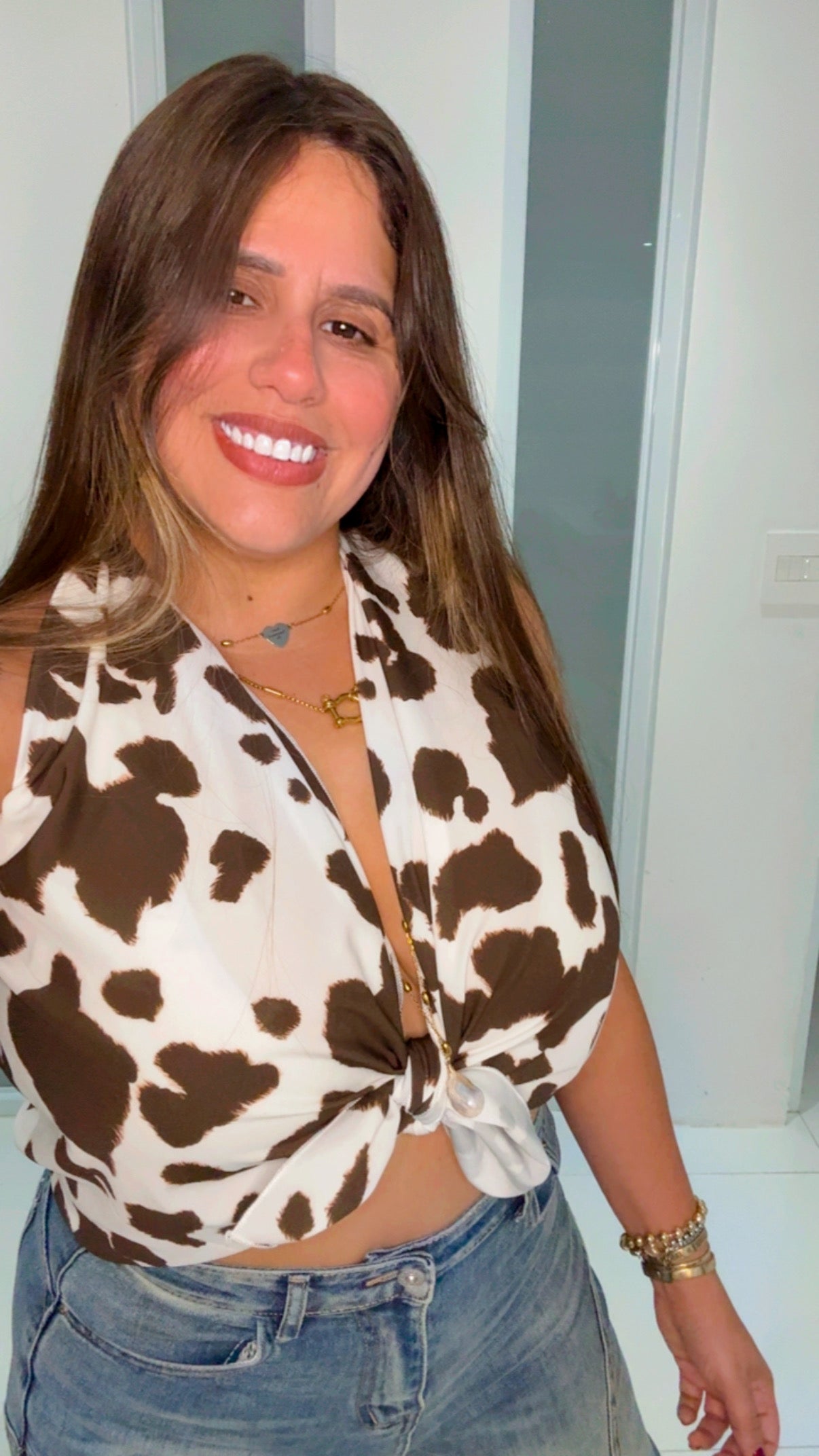 Print Long Square Scarf