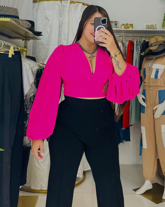 Magenta Top