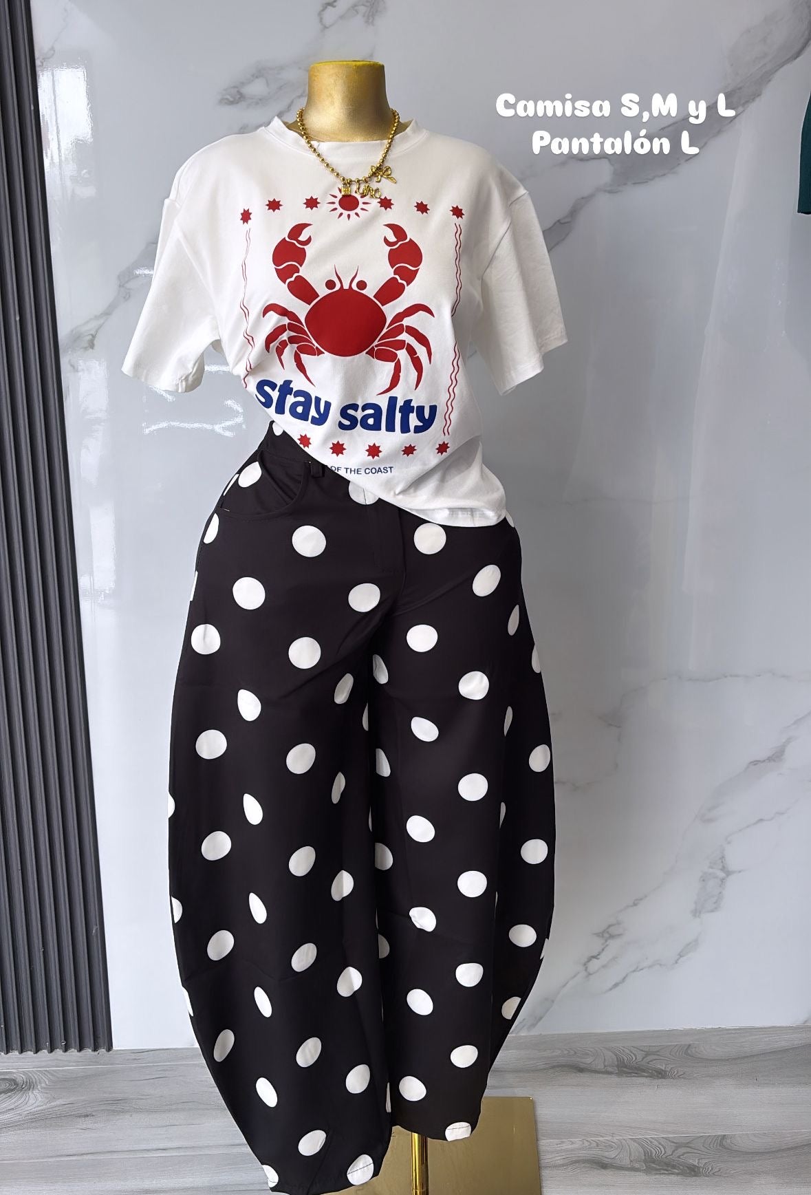 Pantalón Balloon Polka Dot