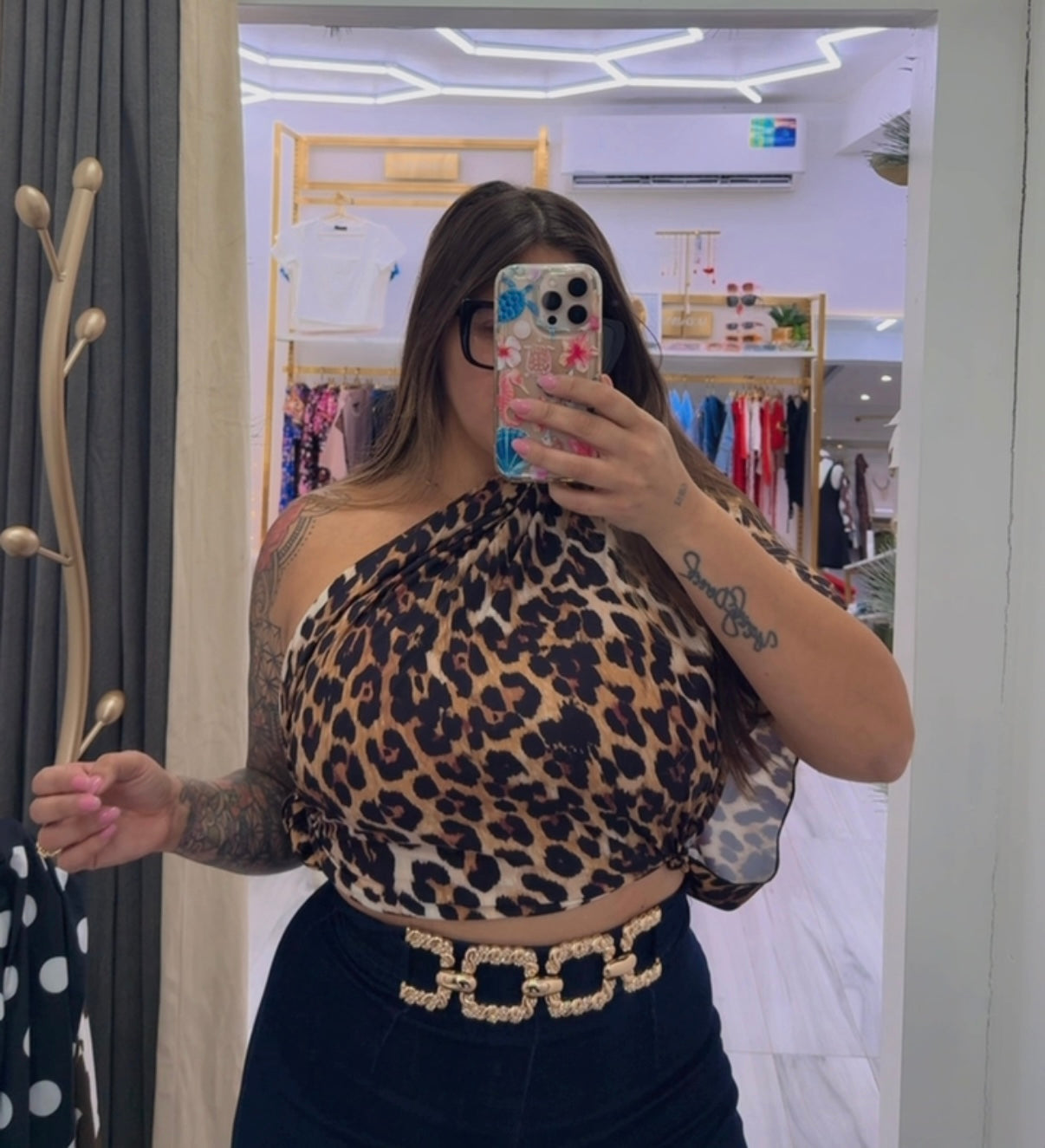 Print Long Square Scarf