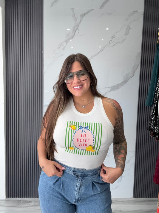 La Dolce Vita Rib Tank