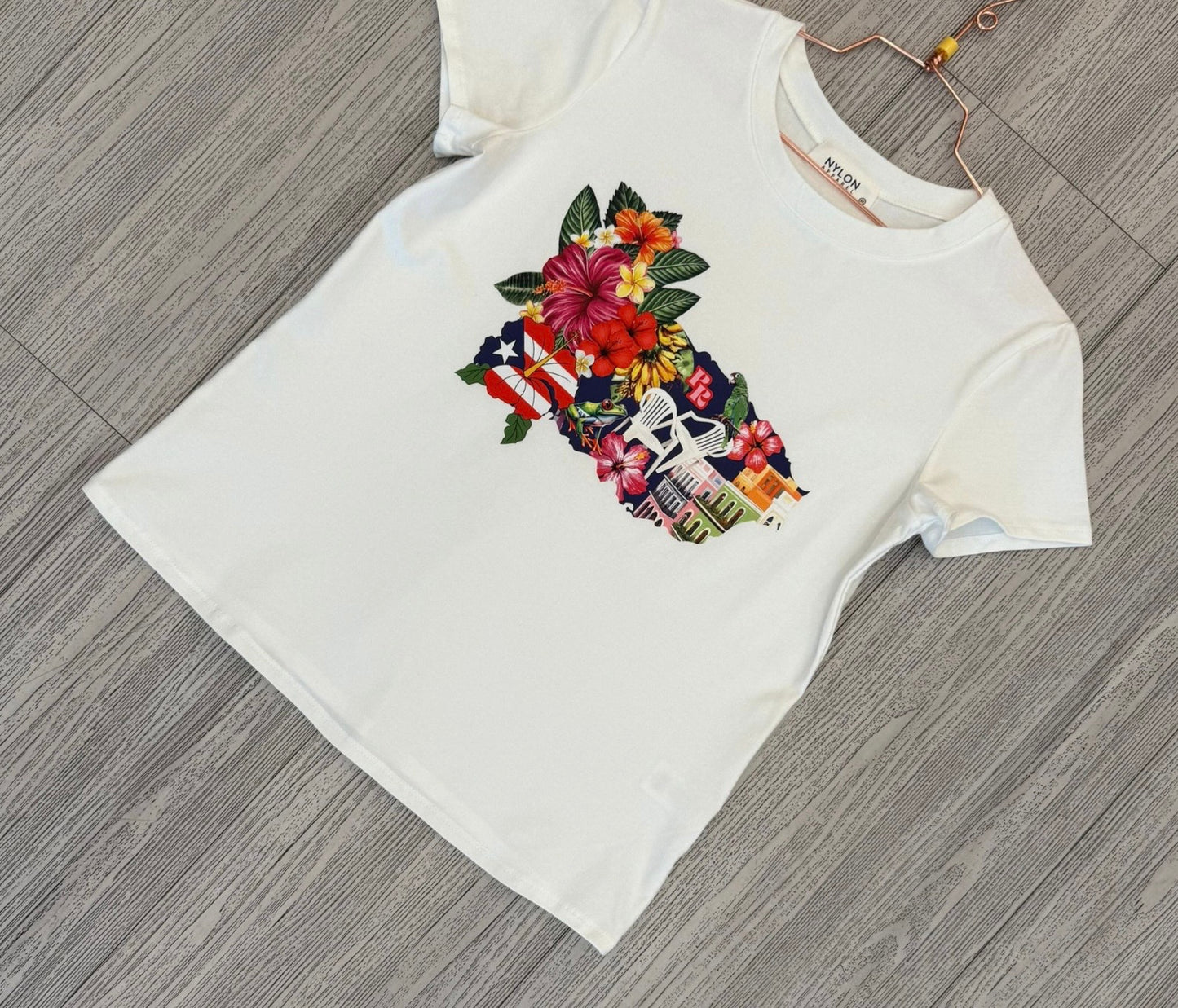 Rosa Puerto Rico Floral Map