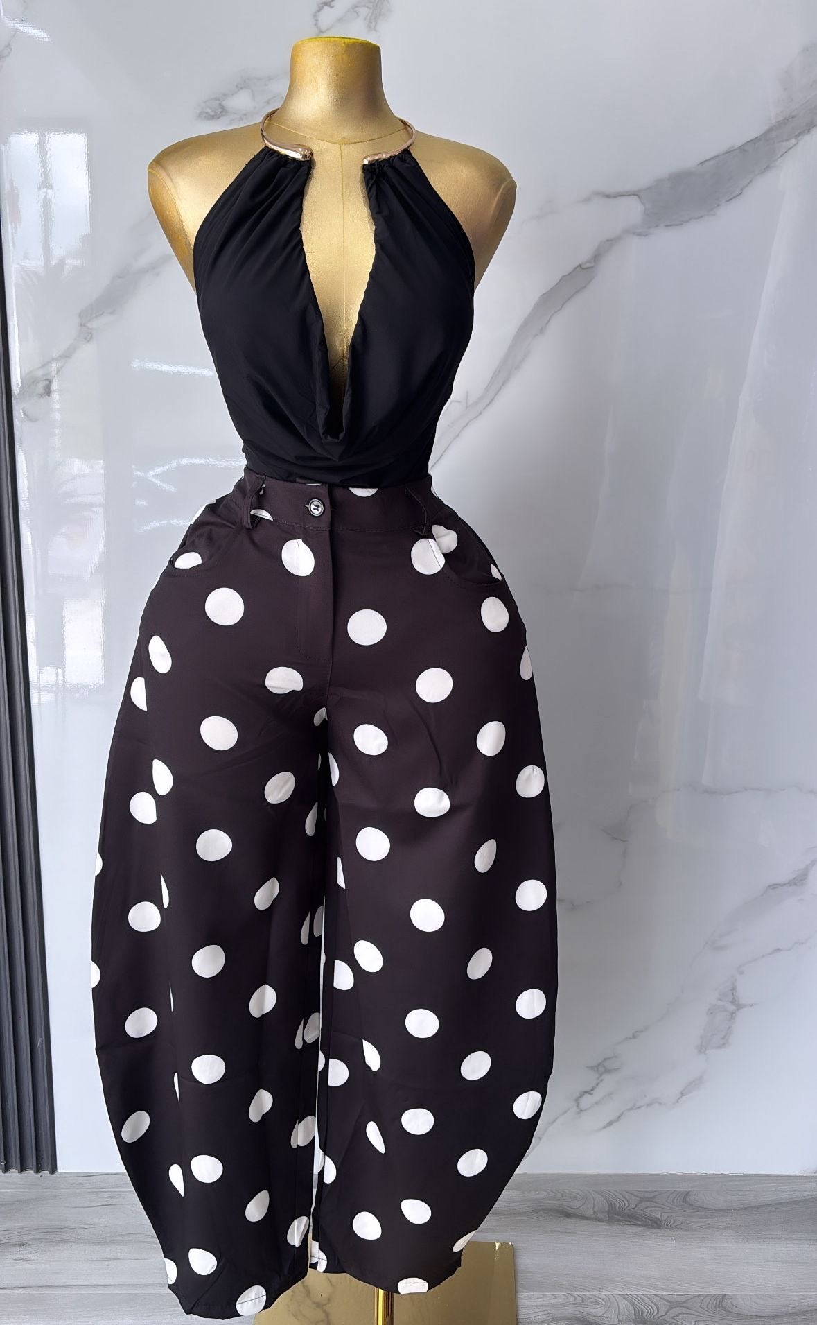 Pantalón Balloon Polka Dot