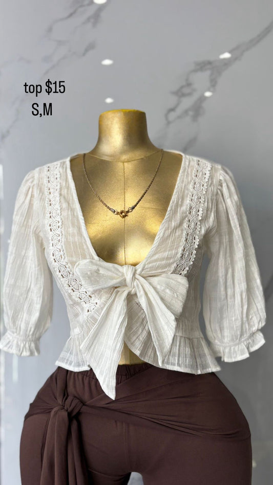 Boho Puff Sleeve Top
