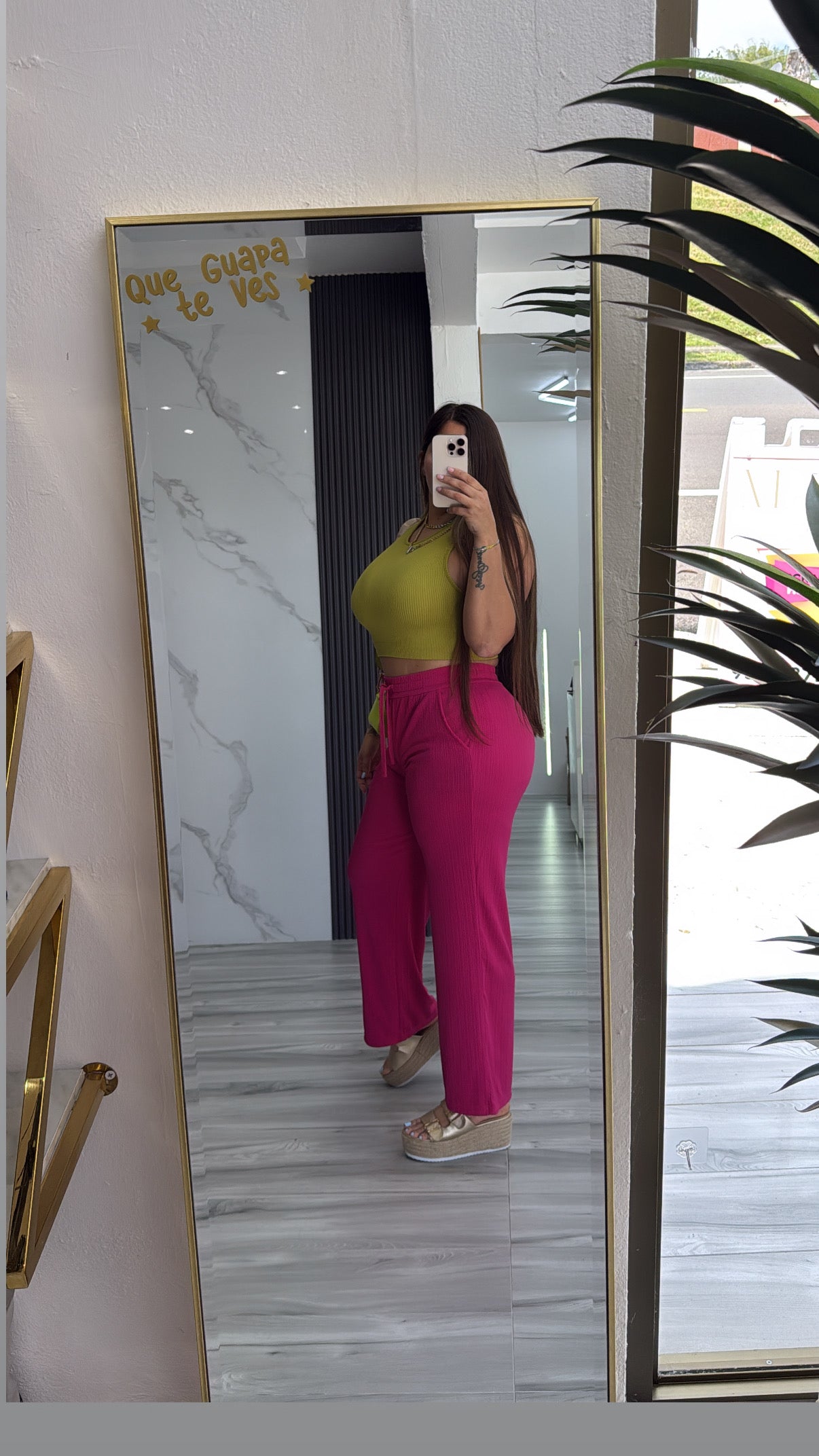 Fuchsia Pants
