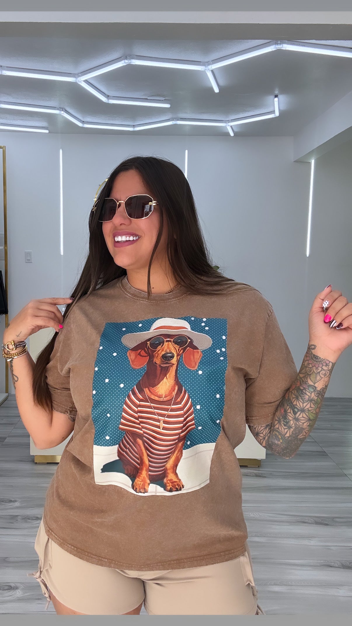 Vintage Pup Oversized Tee 🐶