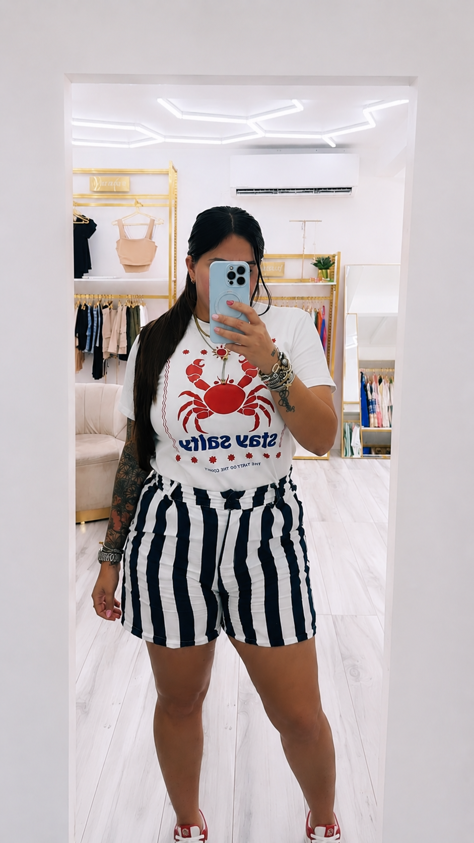 Italian Stripe Shorts